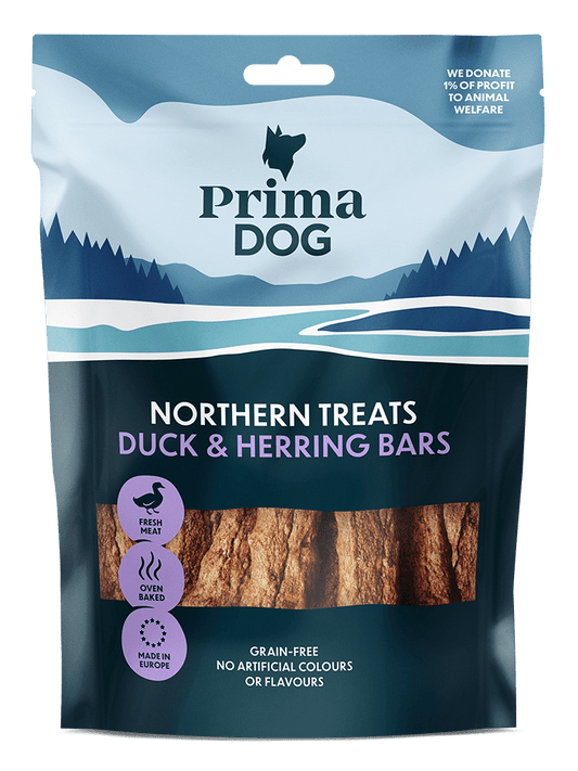 PrimaDog Northern Treats Enten- und Heringsriegel