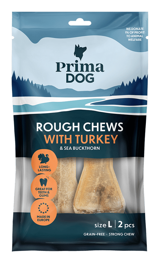 10139 PD Rough Chews Kalkoen & Duindoorn L 13,5 cm, 140 g 6430076894298 (1)