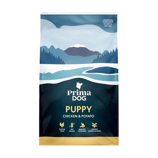 hondenvoer puppy kip & aardappel