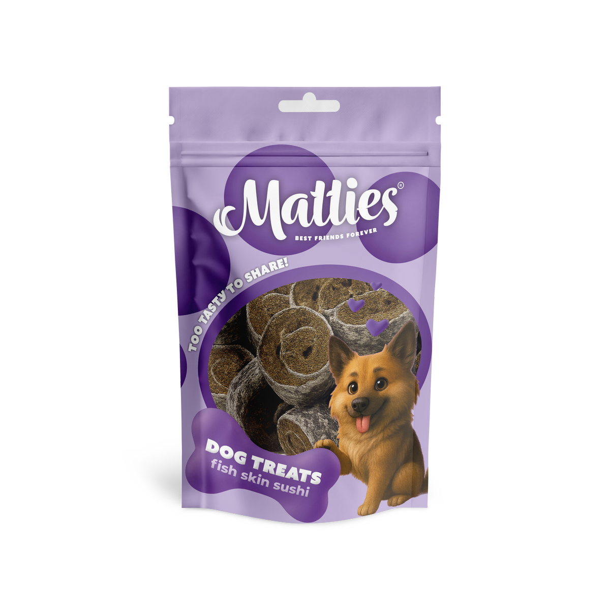 Matties Hundesnack Fischhaut-Sushi | 125g