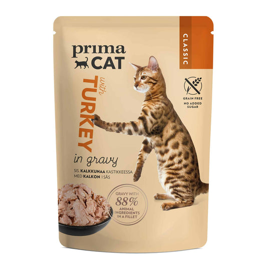 Primacat natvoer kalkoen in jus