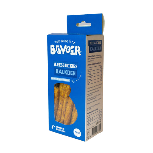 Bravoer vleesstickies Kalkoen