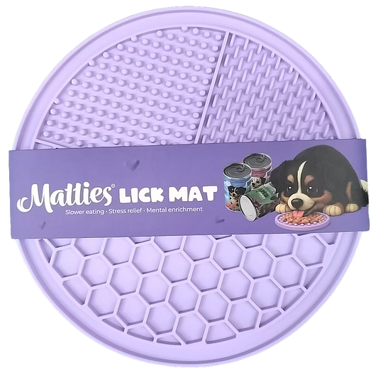 Tapis à lécher rond Matties