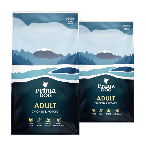 hondenvoer kip & aardappel multipack