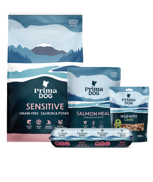 PrimaDog proefpakket zalm graanvrij - hondenvoer
