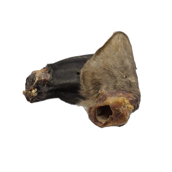 gedroogd runderoor met haar