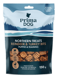 PrimaDog Northern Treats Bites rendier en kalkoen voor puppy's en training 150 gram - hondensnacks