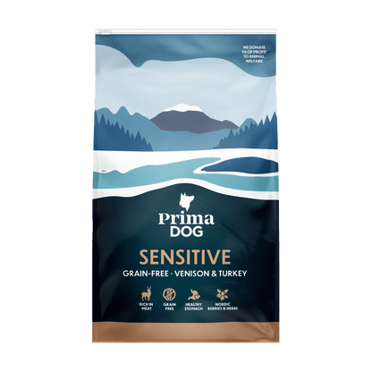 PrimaDog Probierpaket für Hirsch und Truthahn getreidefrei