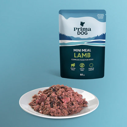 PrimaDog Hondenvoer Mini Meal Lam 85 gram
