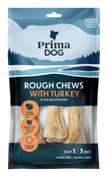PrimaDog rough chews kauwbot met kalkoen en duindoorn 3 stuks