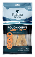 PrimaDog Rough Chews kalkoen & duindoorn - L 13,5 - kauwbot
