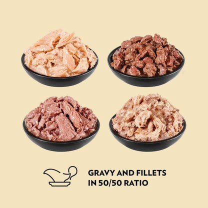 PrimaCat voordeelpakket natvoer in jus 12 x 85 gram