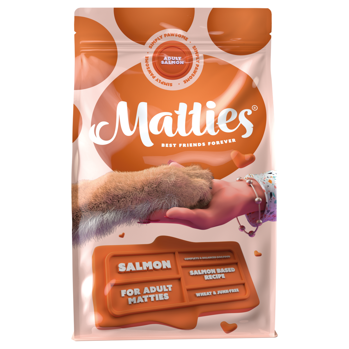 Matties Adult Zalm Hondenbrokken | 3kg