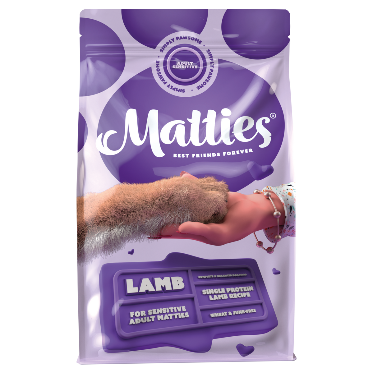 Matties Adult Sensitive Lam Hondenbrokken | 3kg