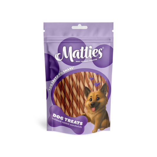 Matties Hondensnack Twisted Konijn Sandwich | 150g