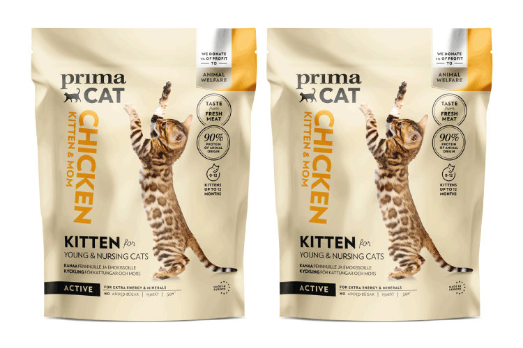 kittenvoer kip multipack