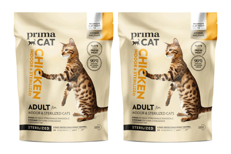 sterilized kattenvoer kip multipack