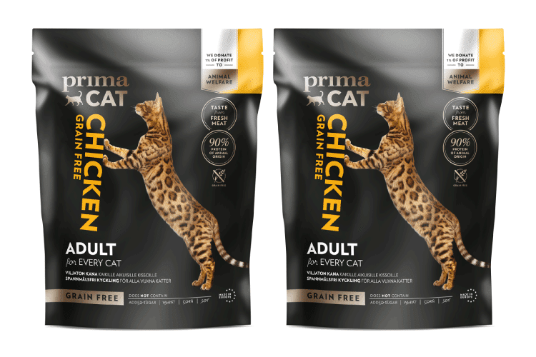 graanvrij kattenvoer kip multipack