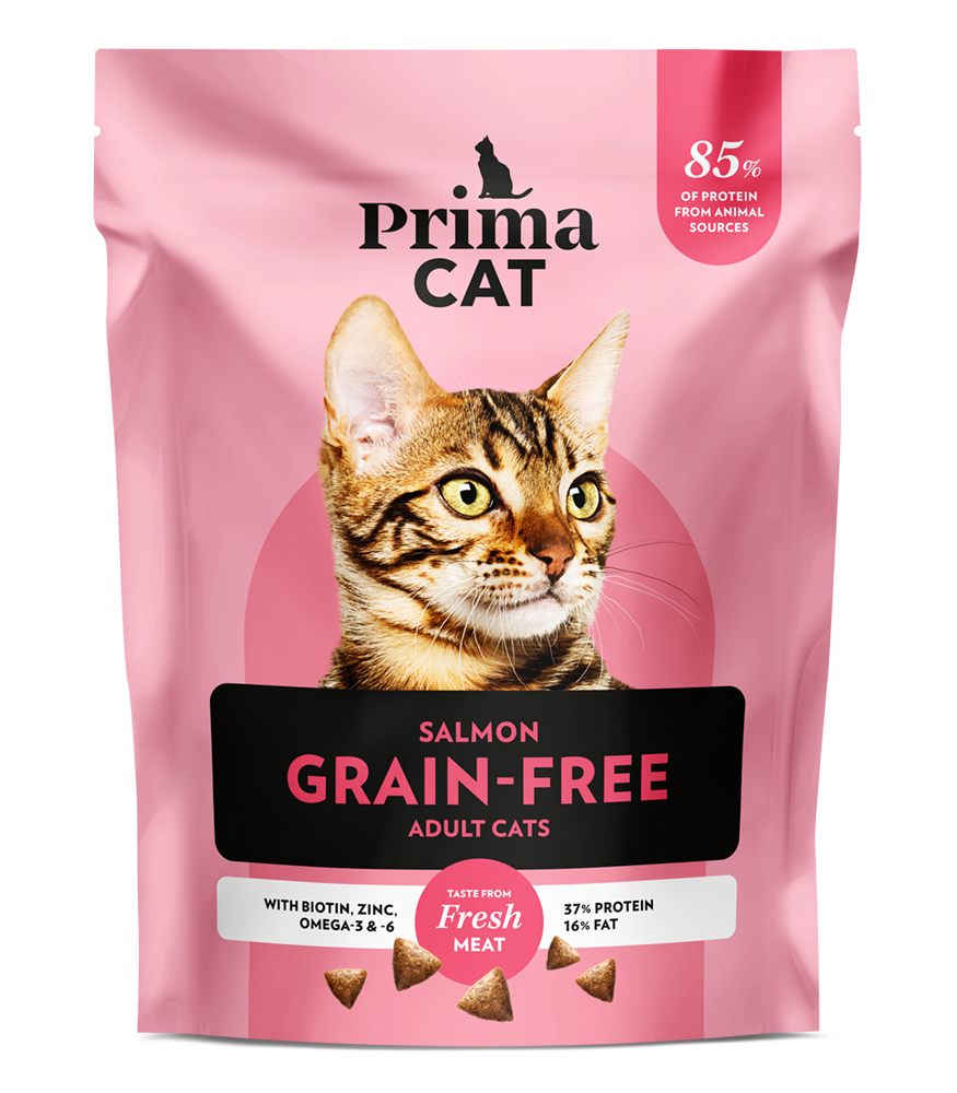 PrimaCat graanvrij kattenvoer zalm 400 gram