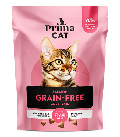 PrimaCat graanvrij kattenvoer zalm 400 gram