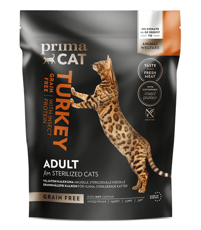 graanvrij kattenvoer kalkoen