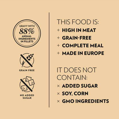 PrimaCat natvoer kalkoen in jus 85 gram