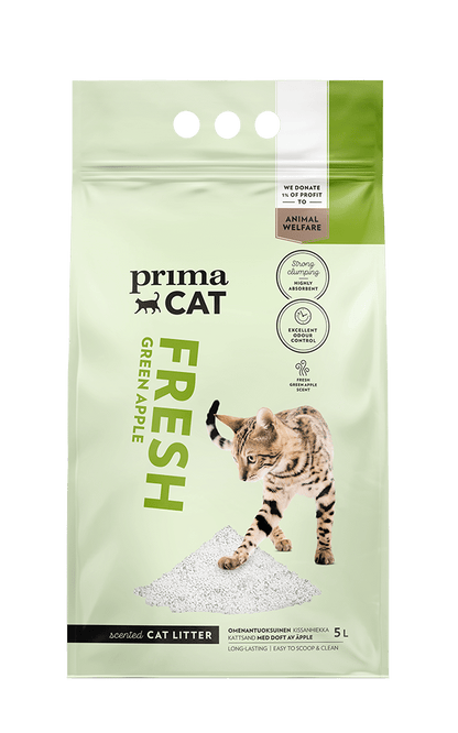 groene appel kattenbakvulling