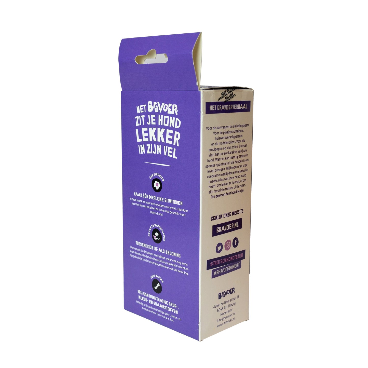 Bravoer Vleesstickies eend 200 gram