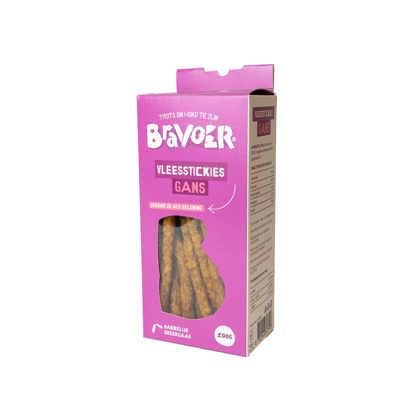 Bravoer vleesstickies Gans