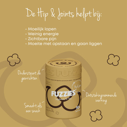 Fuzzies Hip & Joints - Supplement voor hond - 90st