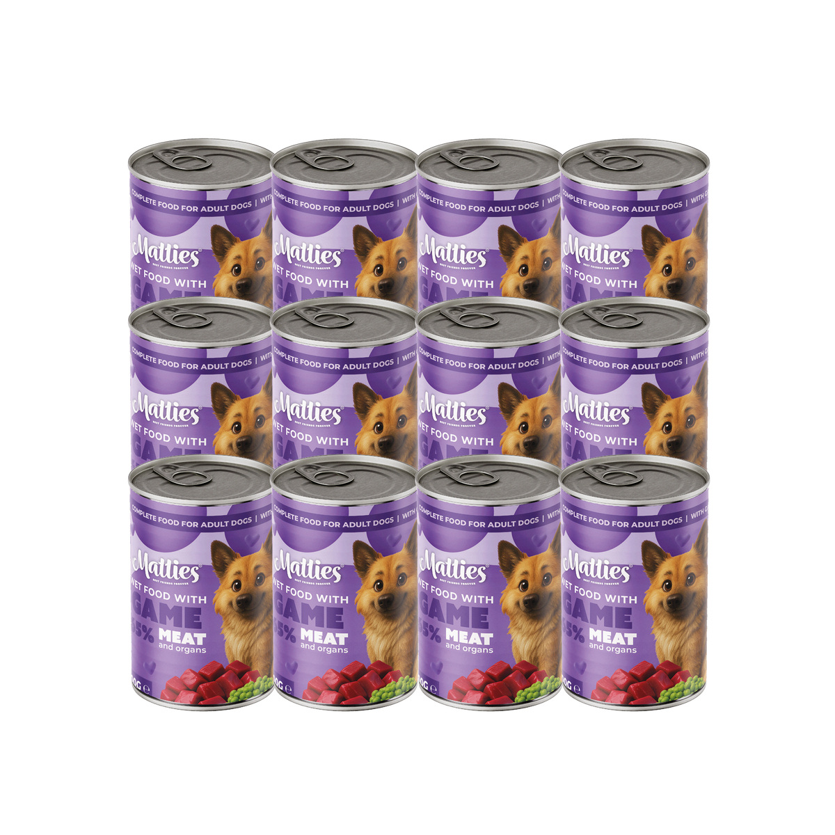 Matties Natvoer Hond Wild | 12x400g