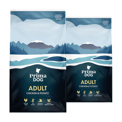 hondenvoer kip & aardappel multipack