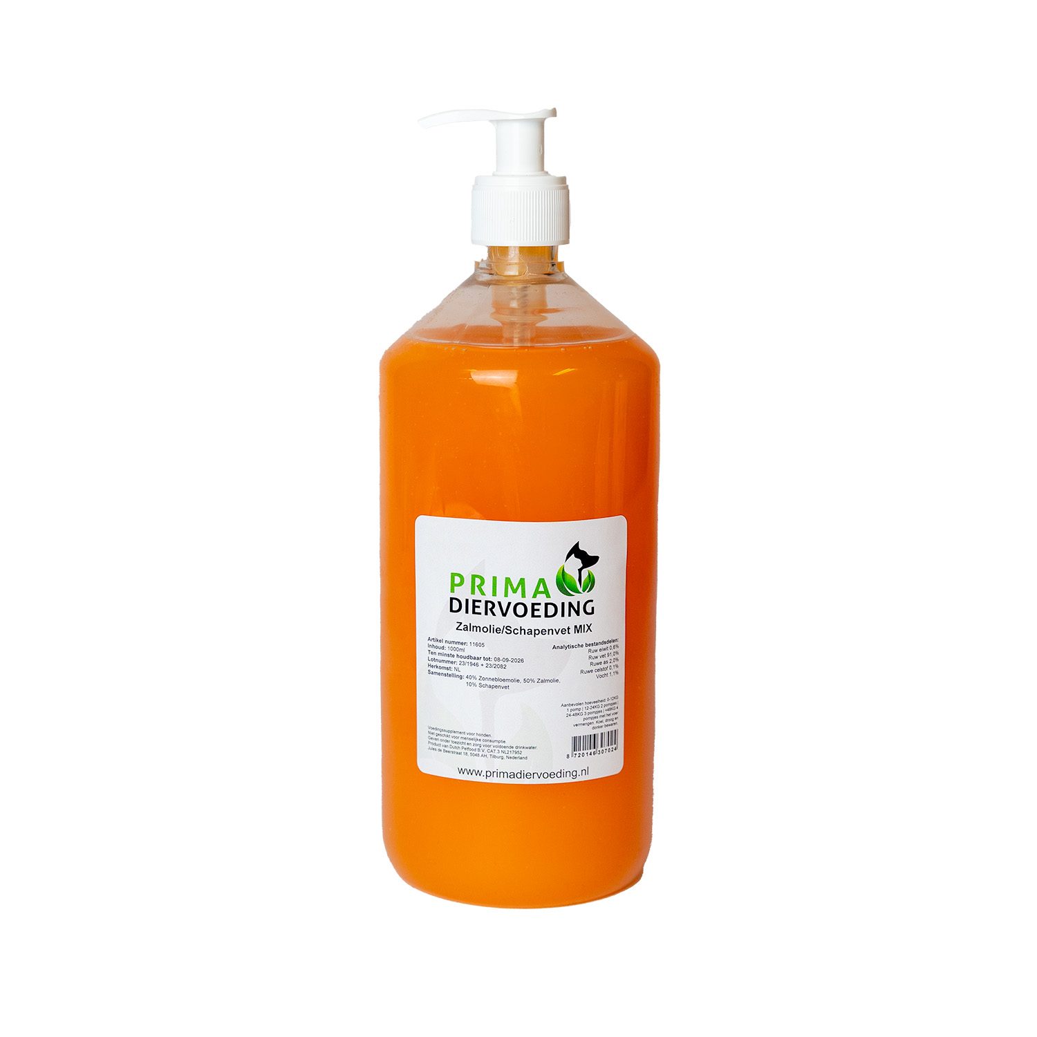 zalmolie & schapenvet mix 1 liter