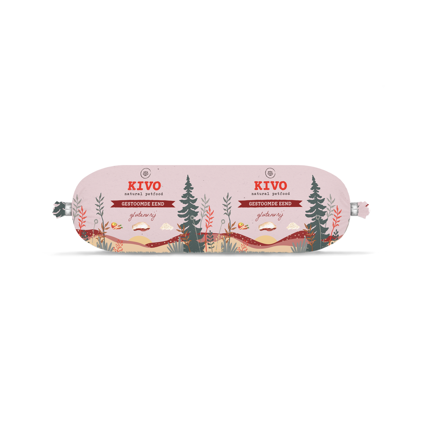 Kivo Gestoomde Eend - worst