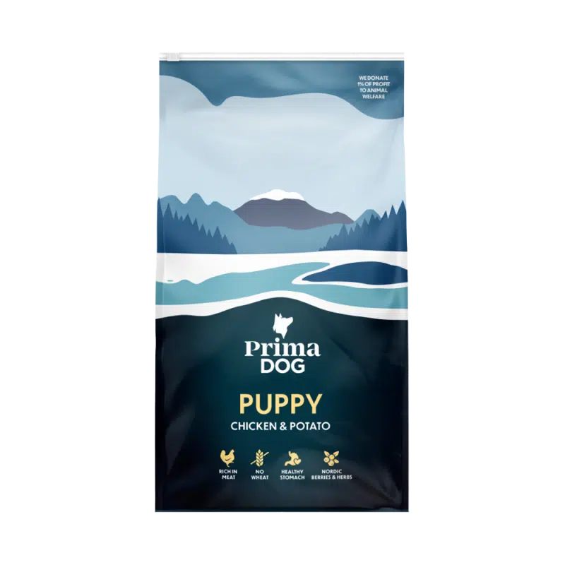 PrimaDog hondenvoer puppy kip & aardappel 10 kilo