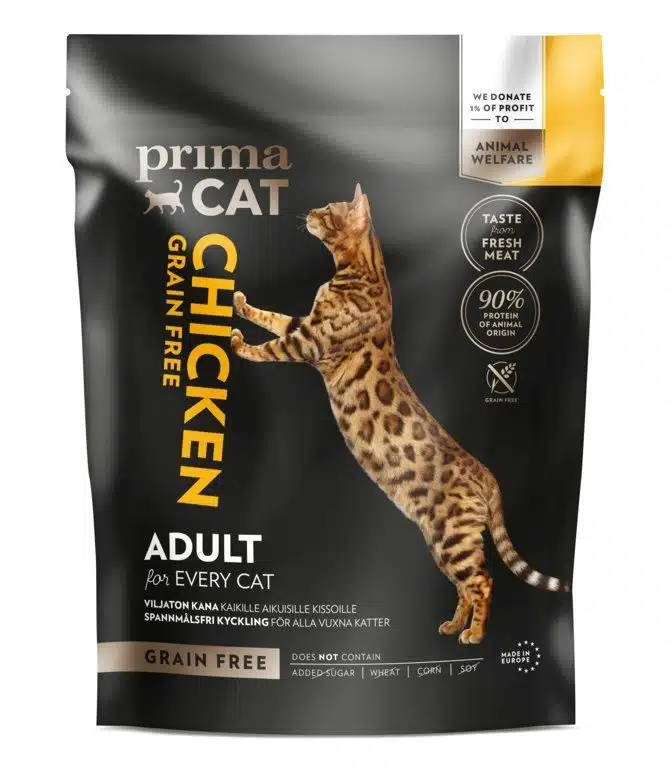 graanvrij kattenvoer kip