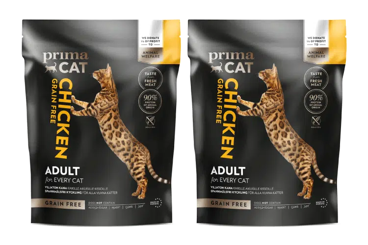 graanvrij kattenvoer kip multipack