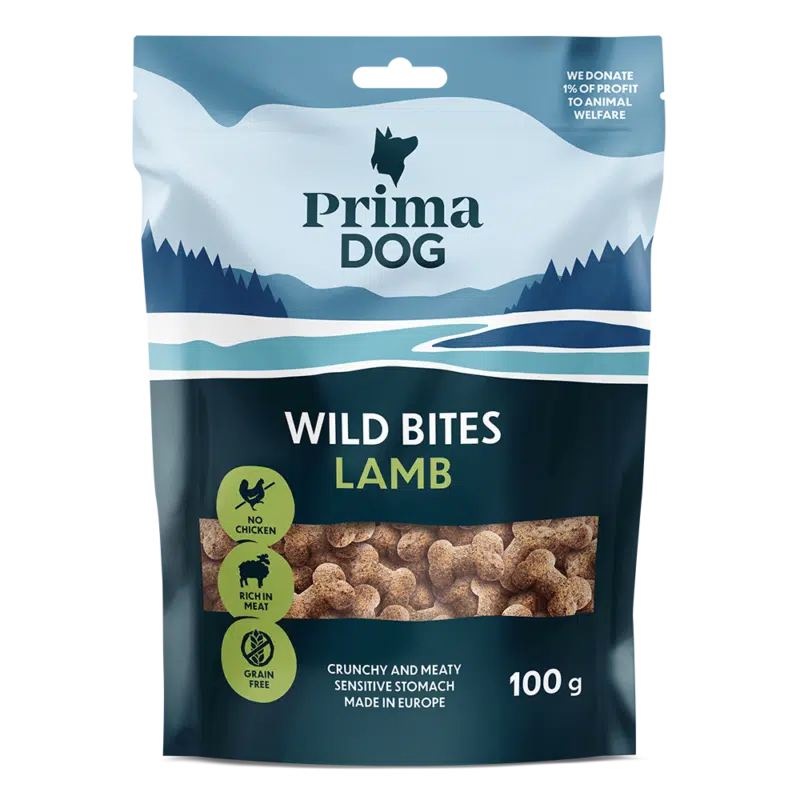 10082 PD Wild bites Lamb w sea buckthorn crunchy 100g 6430069583666