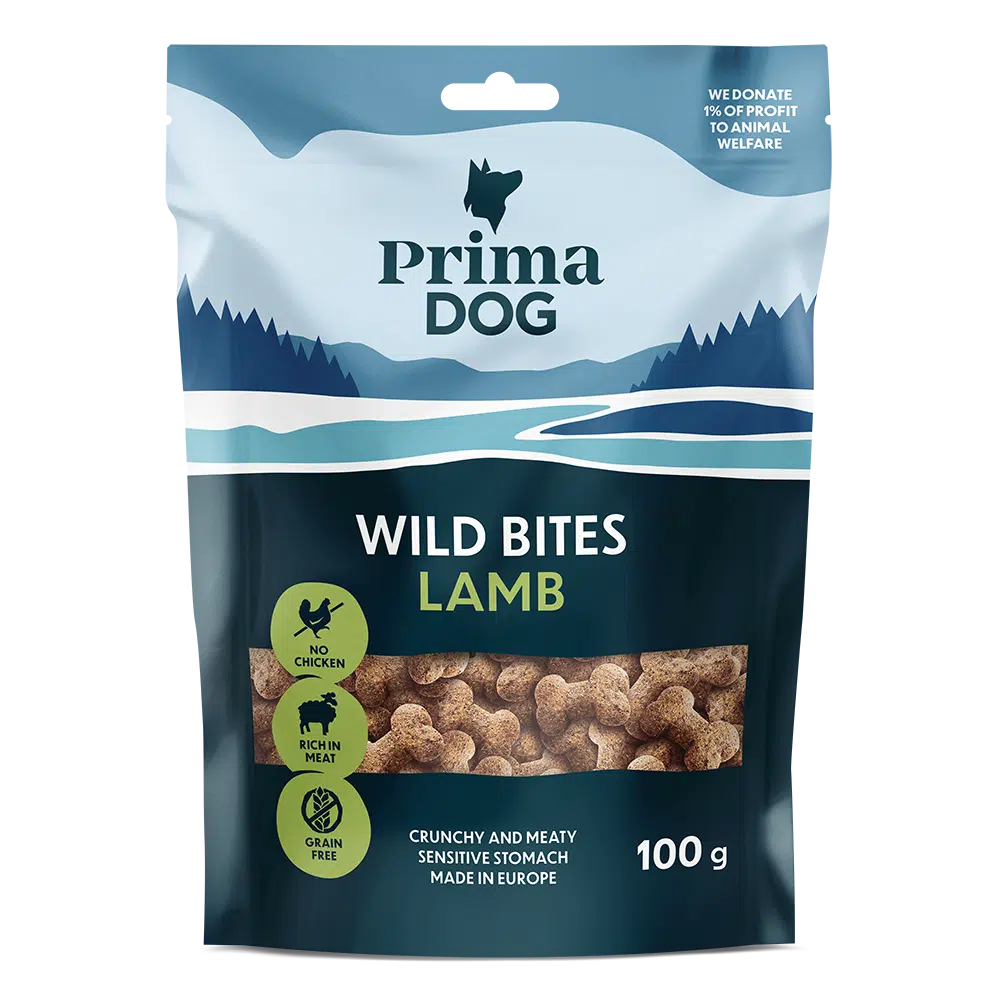 10082 PD Wild bites Lamb w sea buckthorn crunchy 100g 6430069583666