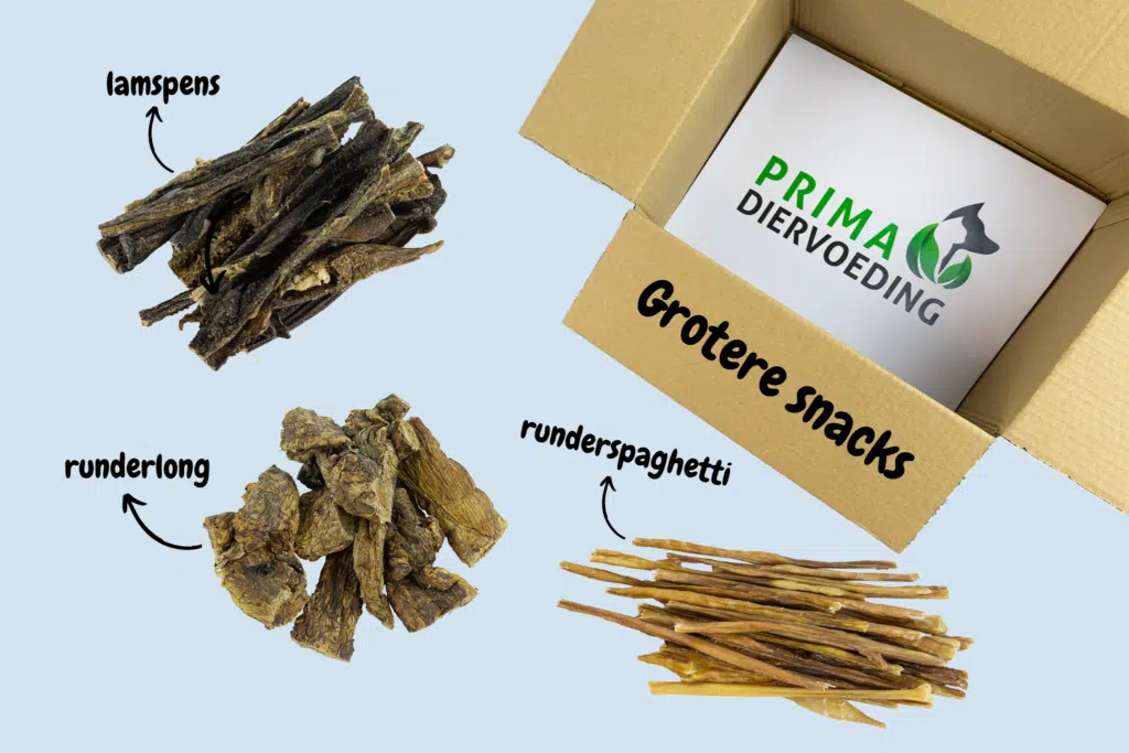 small en puppy box grotere snacks