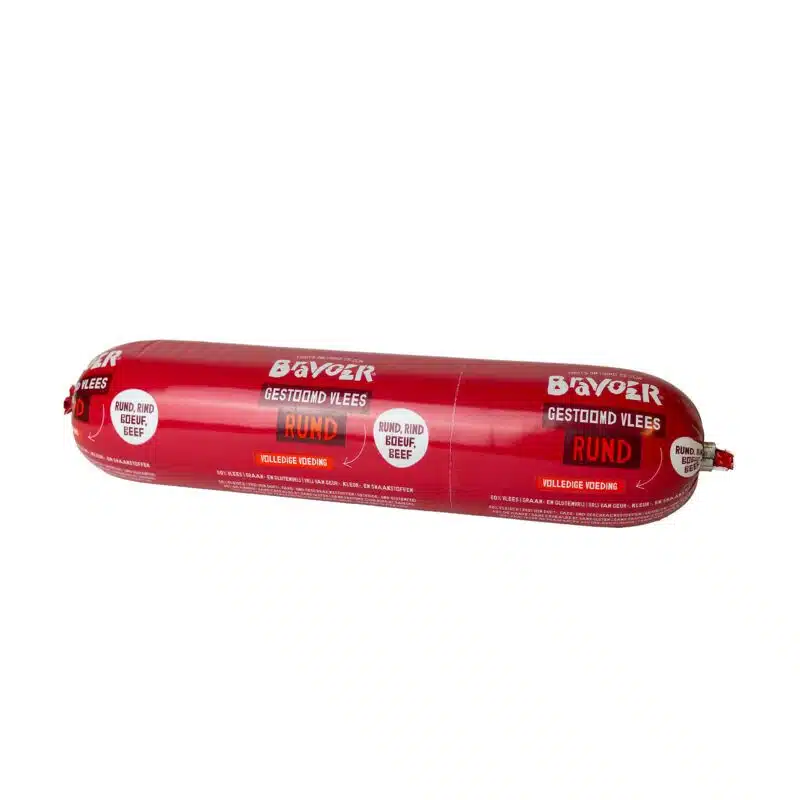 bravoer gestoomd vlees houdbare worst rund