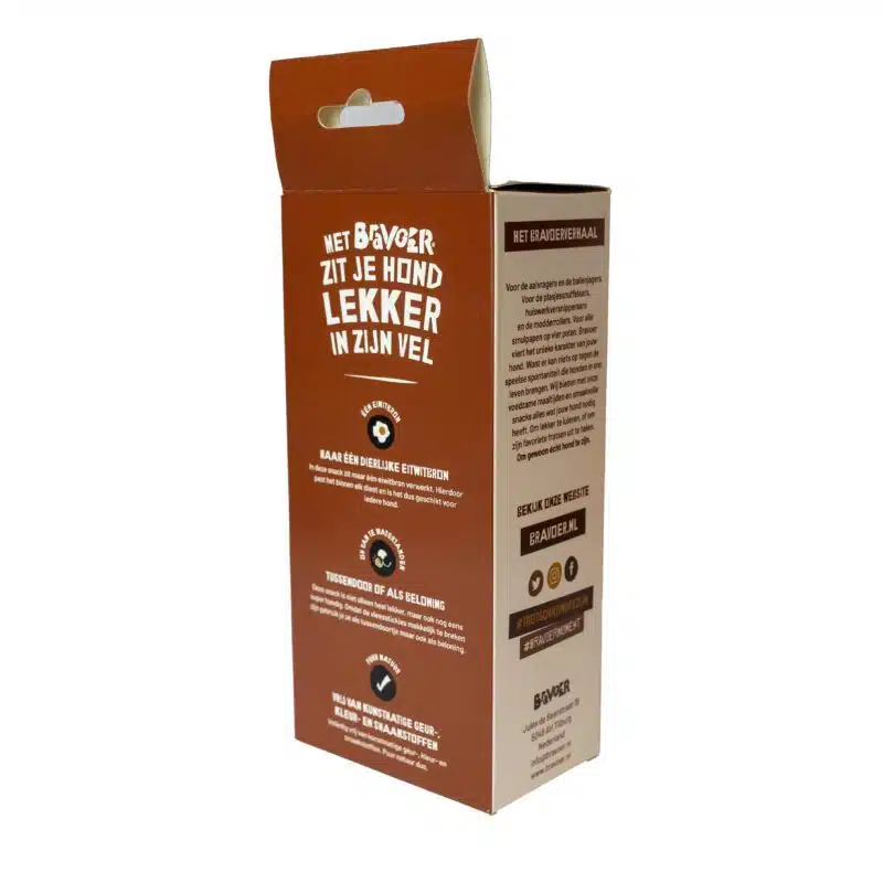 Bravoer vleesstickies Hert 200 gram - Afbeelding 2