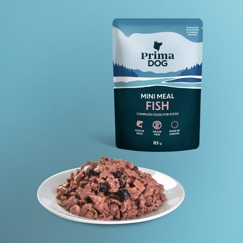 PrimaDog Hondenvoer Mini Meal Vis 85 gram - Afbeelding 2