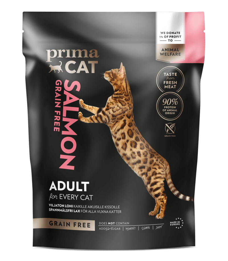 PrimaCat graanvrij kattenvoer zalm 400 gram