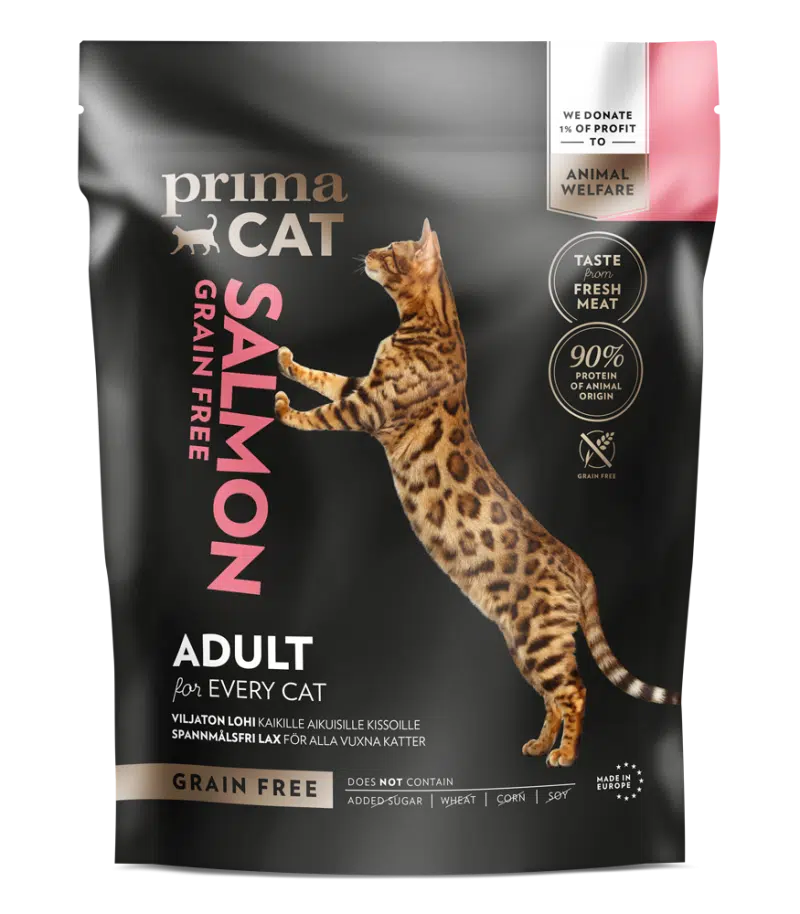 PrimaCat graanvrij kattenvoer zalm 400 gram
