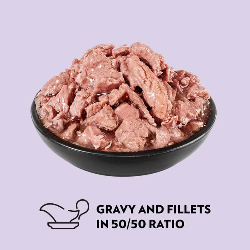 PrimaCat natvoer eend in jus 85 gram - Afbeelding 3