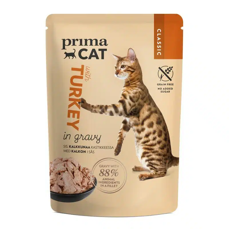 Primacat natvoer kalkoen in jus